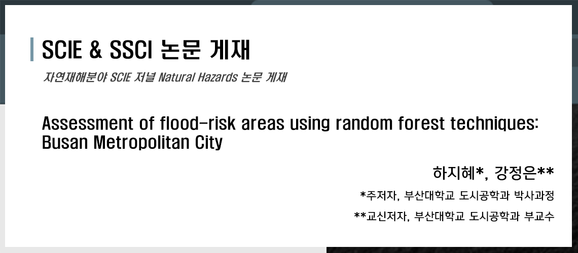 Assessment of flood-risk areas using random forest techniques: Busan Metropolitan City